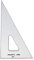 Pacific Arc Zeichendreieck, 25,4 cm, 30/60/90 Grad, mit Farbkante, Topas