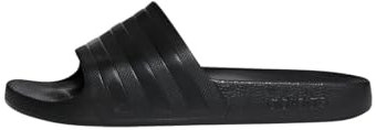 adidas Unisex Adilette Aqua Slides, Core Black / Core Black / Core Black, 46 EU