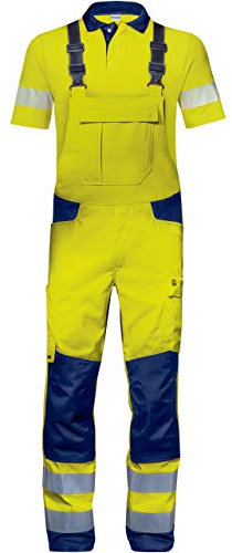 Uvex Suxxeed Construction Gelbe Herren-Arbeitshose - Latzhose 62