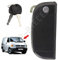 Maneta de puerta compatible para Volkswagen Transporter T4 (1990-2003) manilla exterior | delantera izquierda (lado conductor). Se vende con cerradura + 2 llaves | 701837205 | 701837205A