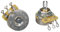 CTS 250K Poti, log, kurzer Schaft .250, 3/8 Durchm, FE-style back, Pickguardmontage