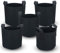 INTIRILIFE Lot de 5 Sacs de Plantation en Tissu Non tissé - 20 l - 30 x 25 cm - Pot de Plantes avec poignées de Transport pour Jardin, Serre, jardinière, Sac de Plantation - Sac à Pommes de Terre