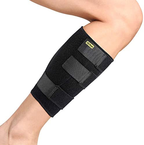 Waden Kompressionsbandage, Kompressions Waden bandage, Verstellbare Wadenbandage muskelfaserriss Unterschenkelbandage Unterstützung zerrissene Muskel, Neoprenkompression zur Linderung