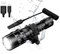 Iriisy Kit de Linterna LED Alta Potencia Recargable 1600 LM Brillante Antorcha Táctica Linterna de Mano 5 modos 500 metros Impermeable con cargador USB y modo SOS (batería incluida)