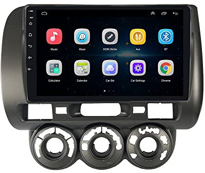 LEXXSON Carplay Radio Android Radio für Honda Fit 2007 / Honda Jazz 2001-2006 mit 9 Zoll kapazitivem Touchscreen High Definition GPS Navigation Bluetooth USB Player 2G DDR3 +32G NAND Speicher Flash