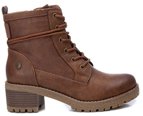 REFRESH - Botín Mujer Camel - Calzado Cómodo y Versátil - Moda casual - Modelo 17014502 (Talla 39)