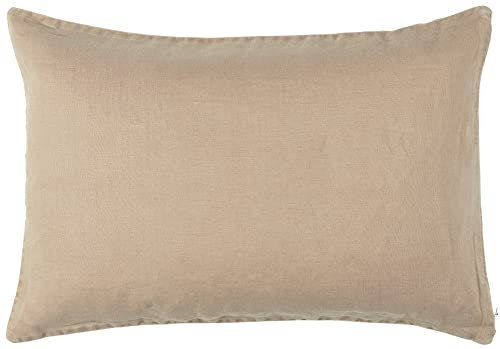 IB Laursen Kissenhülle Dekokissen Zierkissen Sofakissen Kissenbezug Burned Rose 60x40, Leinen rosa
