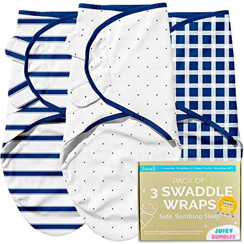 Pucksack Baby 3-6 Monate - 3er Set Pucktuch 0-3 Monate - Babydecke Baumwolle 100% - Unerlässliche Baby Erstausstattung als Baby Decke Neugeborenen Mädchen und Jungen