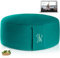 BACKLAXX ® Yoga Kissen, Meditationskissen XL 35cm [30% mehr Sitzfläche], 15cm hoch mit Buchweizenfüllung, perfektes Meditation Zubehör, Yogakissen rund inkl. Videokurs - Pouf Sitzkissen Boden