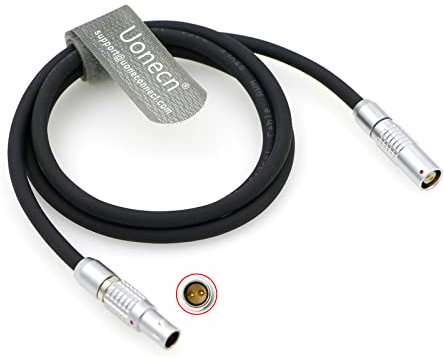 Uonecn Verlängerungskabel für Lemo 2-Pin Stecker auf 2-Pin Buchse Extension Kable für Movi Pro 91cm