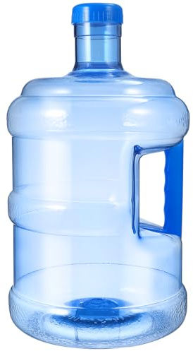 5L Water Jug Plastic, Portable Water Container with Handle | Large Capacity Water Bottle for Camping Hiking Outdoor Home Storage