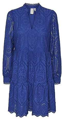 YAS Women's Yasholi LS Dress S. Noos Dress, Deep Ultramarine, XXL
