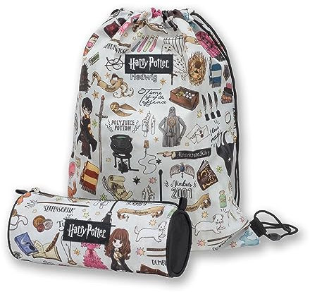 Bioworld Harry Potter Sketch Pencil Case & Swim Bag Set
