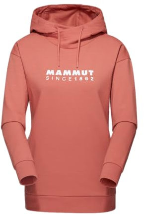 Mammut Damen Midlayer Hoodie, M, Orange, Kapuzenpullover, Hoody, aus organischer Baumwolle