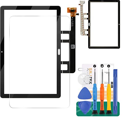 Para Huawei MediaPad M5 lite 10.1 pulgadas pantalla táctil reemplazo BAH2-L09, BAH2-W09, BAH2-W19 Kit de reparación de montaje digitalizador (negro, no incluye LCD)