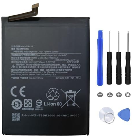 Batterie Compatible pour XIAOMI REDMI Note 9 Pro (BN53)