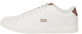JACK & JONES Herren Jfwbosley Pu Sneaker Noos, White, 45 EU