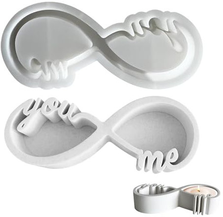 Silikon Gießform für Bänder, Herzen, Kerzenhalter und Dekorationen - DIY Gipsformen zum Gießen