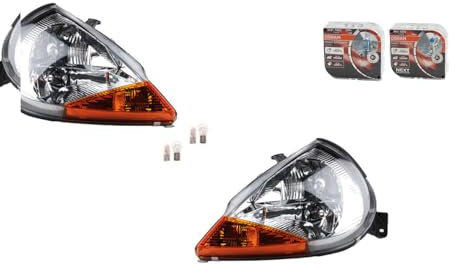 Johns, Scheinwerfer + Osram Nightbreaker Laser passend für Ford Ka 96 09/96-11/08 L R
