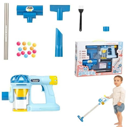 Aspirapolvere Per Bambini, Giocattolo Per Aspirapolvere Per Bambini | Set Di Giocattoli Raccoglipolvere Per Lavori Domestici Di Simulazione Per Bambini | Fai Finta Di Giocare Con I Giocattoli, Simulaz