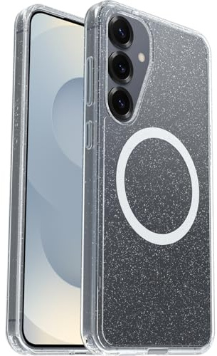 OtterBox Symmetry Clear Magnets Case for Samsung Galaxy S25+, Stardust | Shockproof, Drop-Proof, Protective Thin Case, 3x Tested to Military Standard