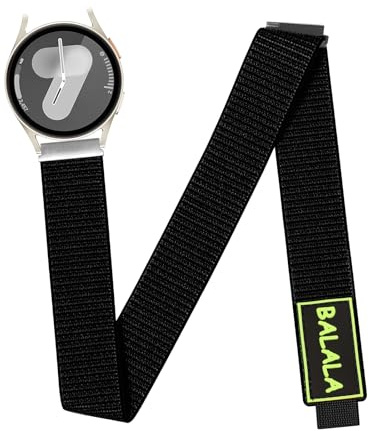 BALALA Knöchel/Arm Band Nylon Sports Watch Strap, 20mm Quick Release Smartwatch Straps for Men and Women