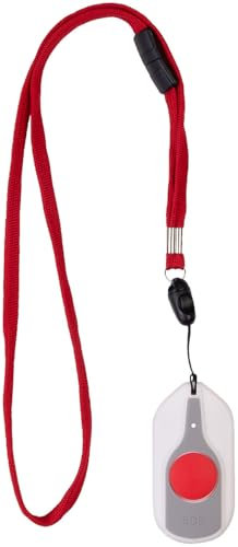 CASAcontrol Zubehör zu Notrufknopf-Alarm: Zusätzlicher SOS-Sender für SOS-Notrufknopf-Set SNS-110 (für Senioren, Hausnotrufanlage, Klingel)