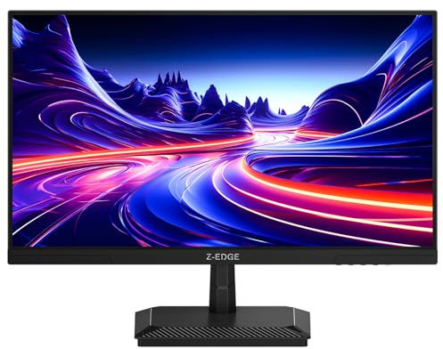 Z-Edge 24.5 Inch 240Hz Gaming Monitor IPS Panel 1ms MPRT Full HD 1080P, 350cd/m² Brightness, 16:9 LED Monitor, FreeSync, HDR10, HDMI & DisplayPort, VESA Mountable - Black