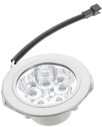 TOBBOMEY Dc LED Range Hood Light Bulb Round Energy-Saving Cool Kitchen Appliance Lamp for Stove and Extractor Fan Replacement