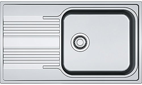 Franke 101.0368.324 - Fregadero de cocina (acero inoxidable, lino, SRL 611-86), color gris