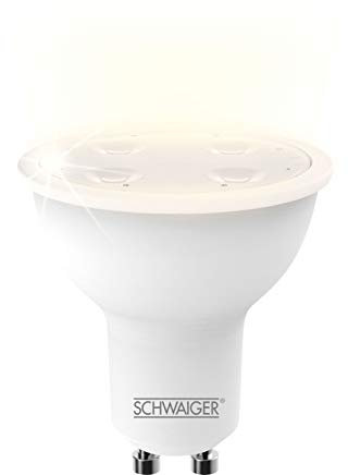 SCHWAIGER HAL400 Leuchtmittel GU10 LED Glühbirne Licht Lampe dimmbar Smart Home App steuerbar Zigbee 3.0 Alexa Ikea Google Philips