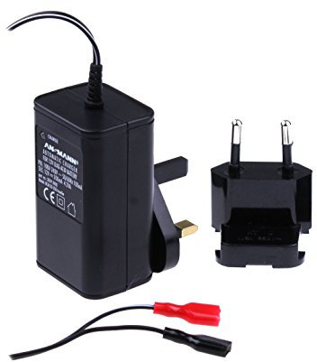 ANSMANN 2039-3002 BCA120-350 Chargeur de Batterie au Plomb avec Prises UK et UE Noir