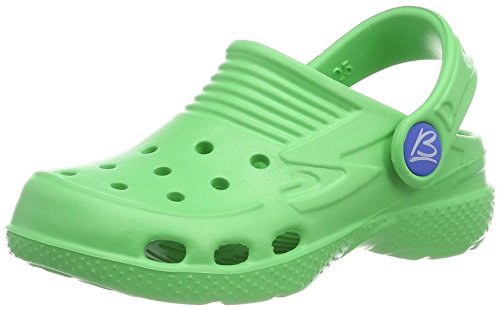 Beck Unisex Kinder Clogs, Grün, 35 EU