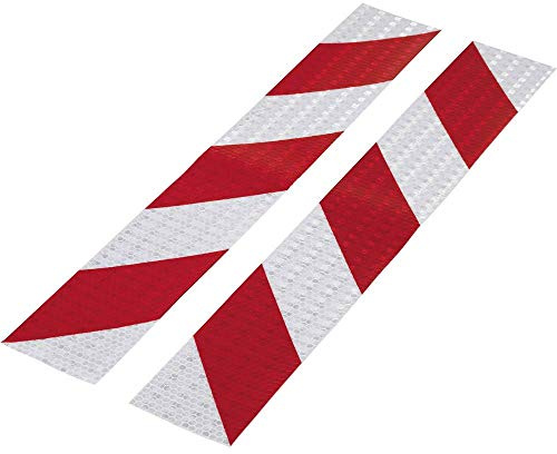 Toolcraft RTS60/400-RD 1564046 Warnstreifen RTS Rot, Silber (L x B) 40cm x 60mm 1 Set