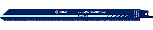 Bosch Professional Säbelsägeblatt S 1750 RD Special for CementCastIron (für zementiertes Gusseisen, 250 x 19 x 1,25 mm, Zubehör Säbelsäge)