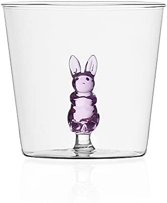Ichendorf 0.09352375 Tumbler Kaninchen rosa, Glas