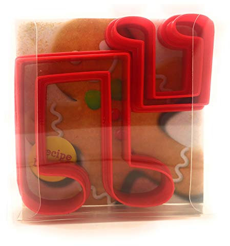 Double Music Notes Cookie Cutter Set of 2, Biscuit, Pastry, Fondant Clay Cutter