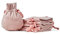 Soul Projekt Rounded Velvet Bags Rose Pink 7x10cm x10 Velvet Small Gift Bags, Jewellery Pouches, Drawstring Bag for Wedding Party Favours, Diwali Mini Bags, Velvet Pouch All Occasions