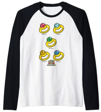 Captain Planet Rings of Power Raglan