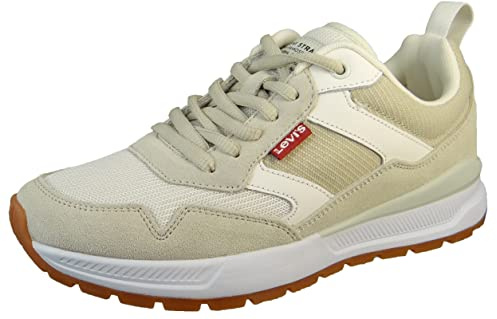 Levi's Women's Oats Refresh Sneakers, Ecru, 4 UK