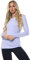 AA ESSENTAILS® Women Ladies Long Sleeve Round Neck Plain Top Stretchy Casual Summer T-Shirts Basic Slim fit Tee Tops (White, 20-22)