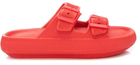XTI, Sandalias planas Mujer, Rojo (141190), 39 EU