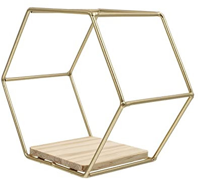 Yardenfun 1Pc Sechseckiges Regal Hausdekorationen Für Zuhause Wandhalterung Regale Minimalistische Wohnkultur Blumentopf Wanddisplay Halter Sechseckiges Wandregal Bauernhaus Display Regal