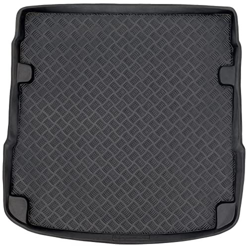 SMK Kofferraum schutzmatte Kofferraummatte passt für Audi Q8 e-tron ab 2018 Strapazierfähige Kofferraummatte für alle Jahreszeiten, die vor Schmutz und Dreck schützt