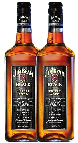 Whiskey Blended Suntory Jim Beam Black Reserve 70 cl (Schachtel mit 2 Flaschen von 70 cl)