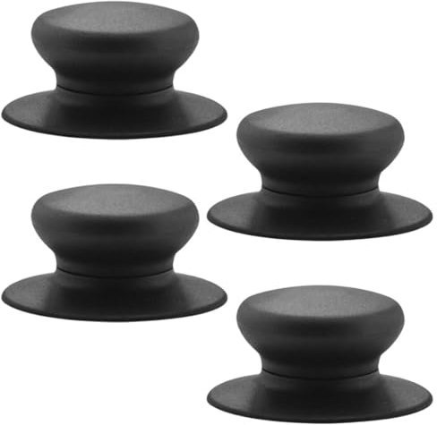 EIHI 4 Pezzi Manopole di Ricambio per Coperchio Pentola, Pomello Coperchio Pentola, Pomello Universale Sostituzione per Utensili da Cucina,Pomello Coperchio Pentola Vetro