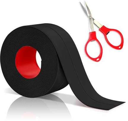 HonexCesng Nastro Sigillante Impermeabile, Flex Roll Nastro Impermeabile Cucina e Bagno, Autoadesivo PVC Nastro Sigillante, per Doccia, Bordo Vasca da Bagno, Cucina e Bagno