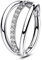 OUFER Body Piercing Helix Earring Hoop 16G 6mm Tragus Daith Piercings Jewellery CZ Rook Snug Hinged Clicker 316L Surgical Steel Cartilage Hoop Ring