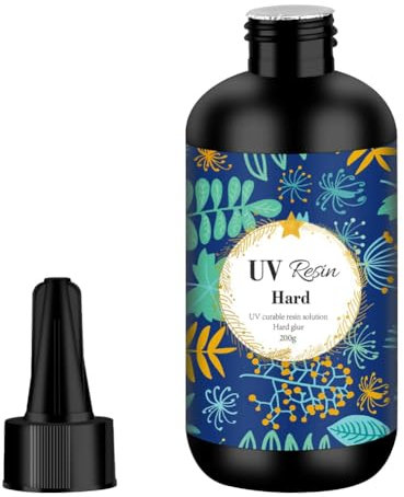 YEHEI UV-Harz, Transparent, Ultraviolett Aushärtend, Wie Abgebildet, Solarhärtendes Harz für die Herstellung Von DIY-UV-Harz-Schmuck