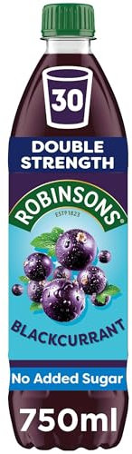 Robinsons Fruit Squash - Low Calorie - Double Strength - Blackcurrant 750ml